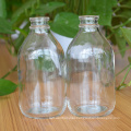 Light Weight 250Ml Clear Glass Injection Bottle Manufacturer